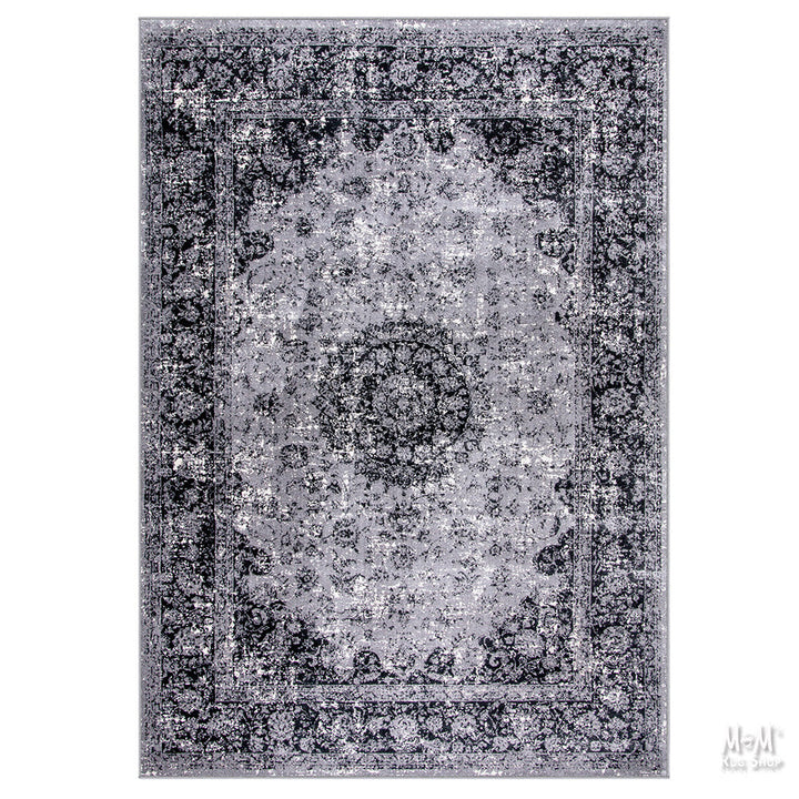 Rimini Medallion Light Grey Runner