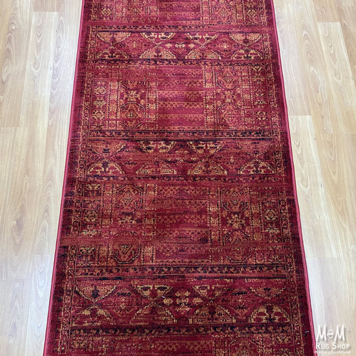 Rimini Red Runner 80 cm wide | $65 per metre