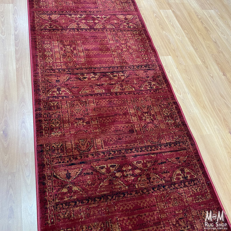 Rimini Red Runner 80 cm wide | $65 per metre