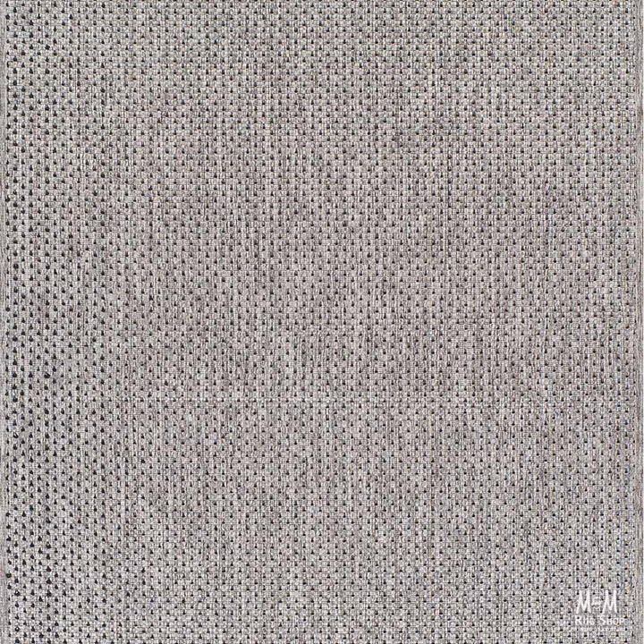 seaspray dot black grey rug