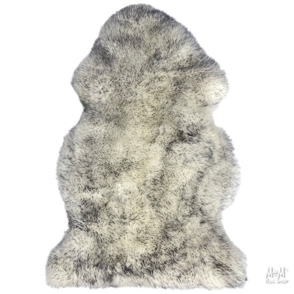 Sheepskin Rug Black Tips