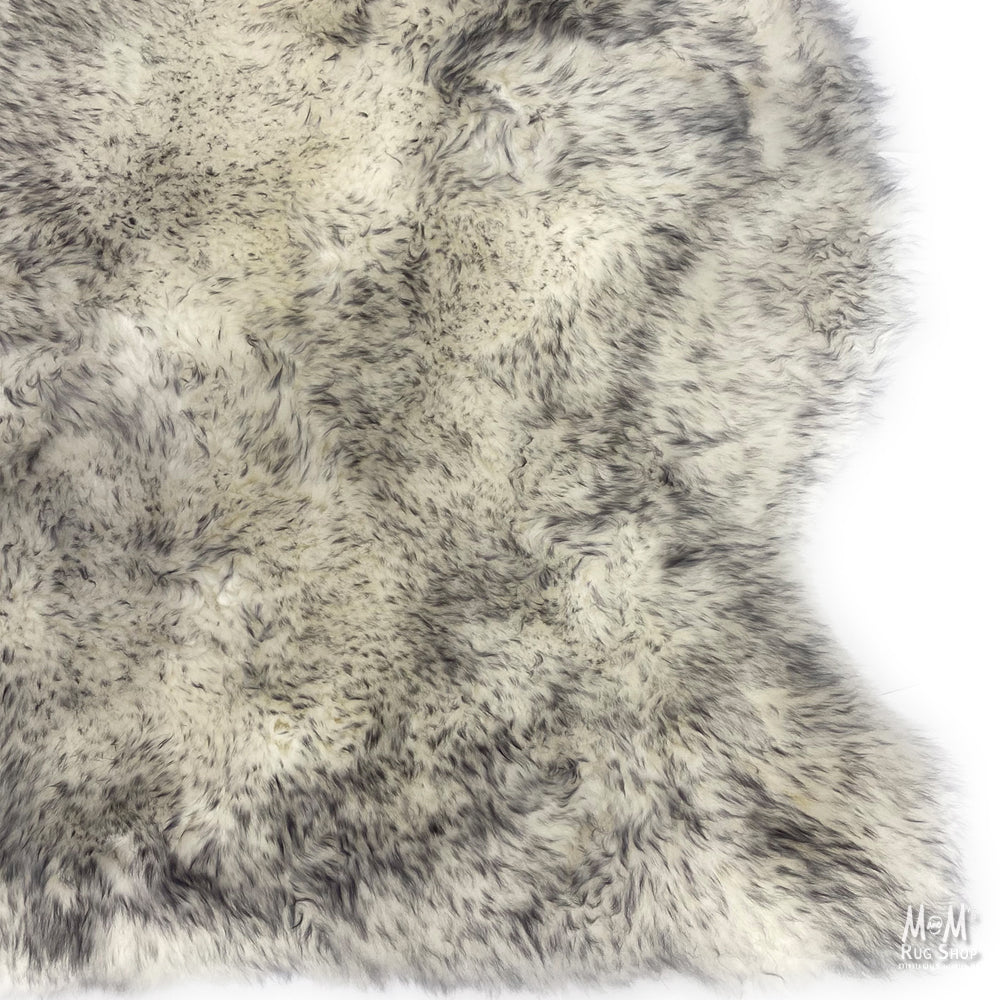 Sheepskin Rug Black Tips