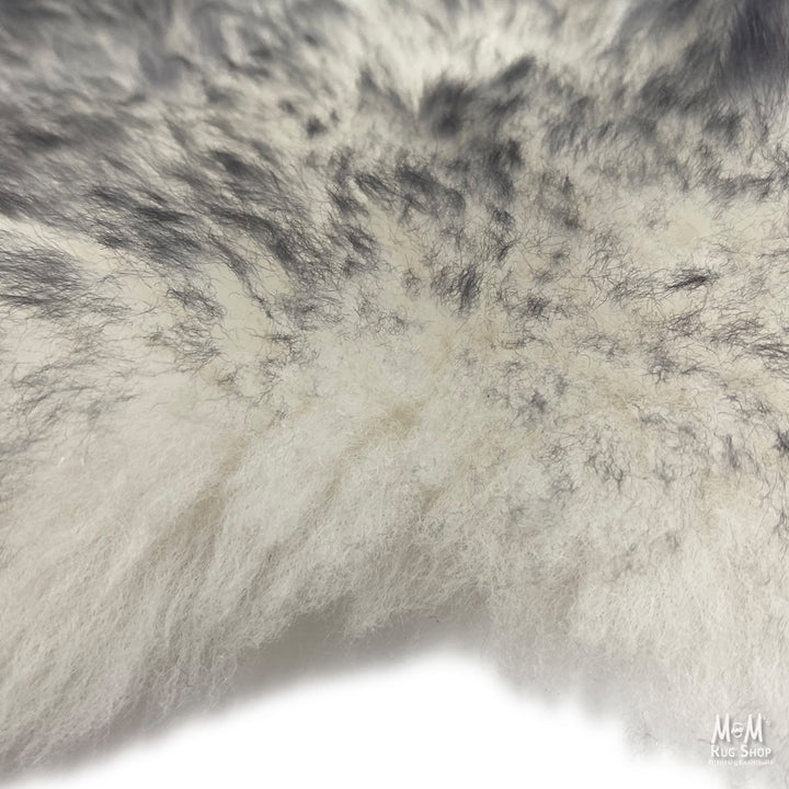 Sheepskin Rug Black Tips