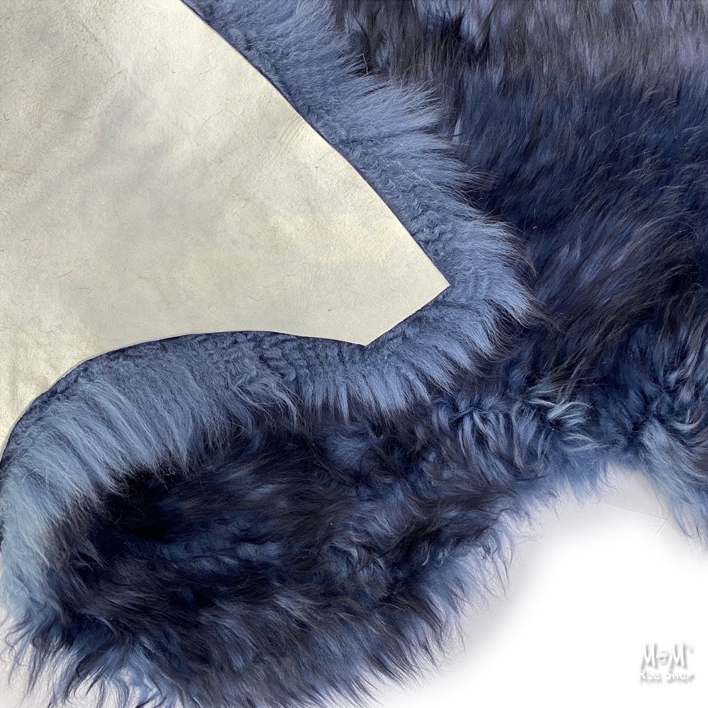 Sheepskin Rug Blueberry