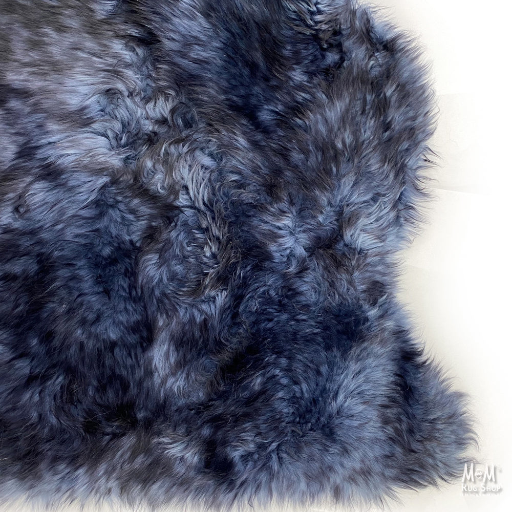 Sheepskin Rug Blueberry