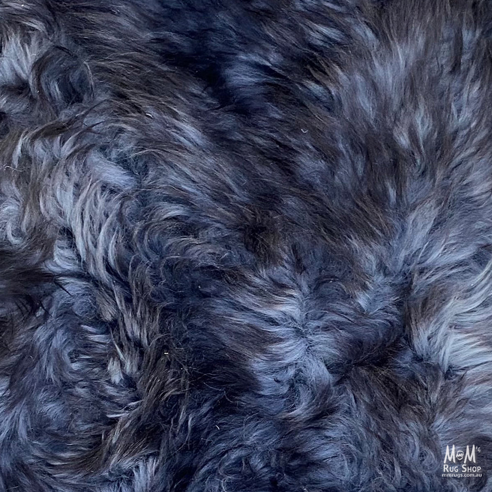 Sheepskin Rug Blueberry