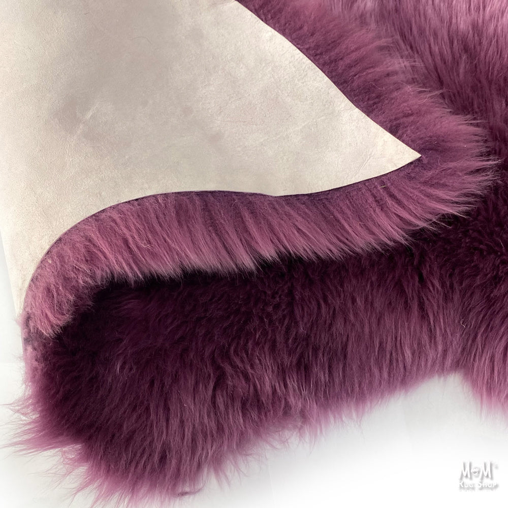Sheepskin Rug Magenta-zoom-2