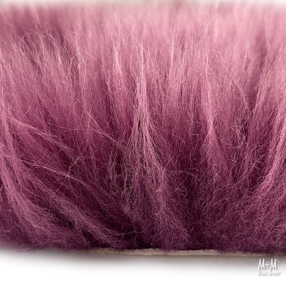 Sheepskin Rug Magenta-zoom-4