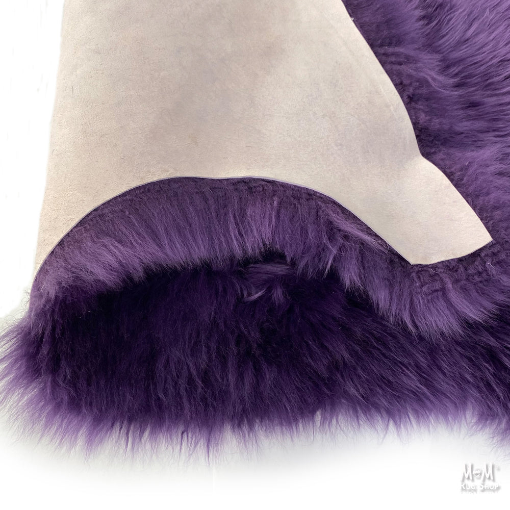 Sheepskin Rug Purple