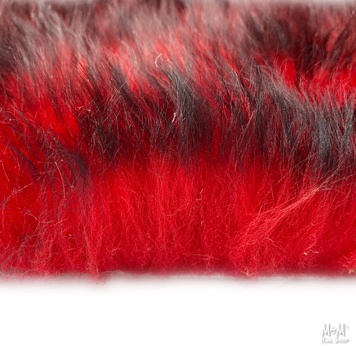 Sheepskin Rug Red | Designer Rugs Melbourne | Online Rug Store | Buy Modern Rugs