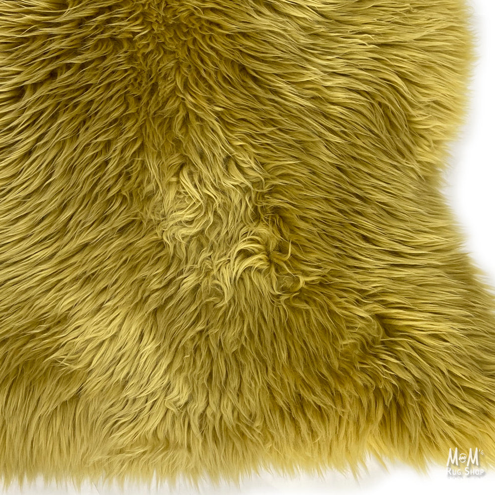 Sheepskin Rug Tumeric