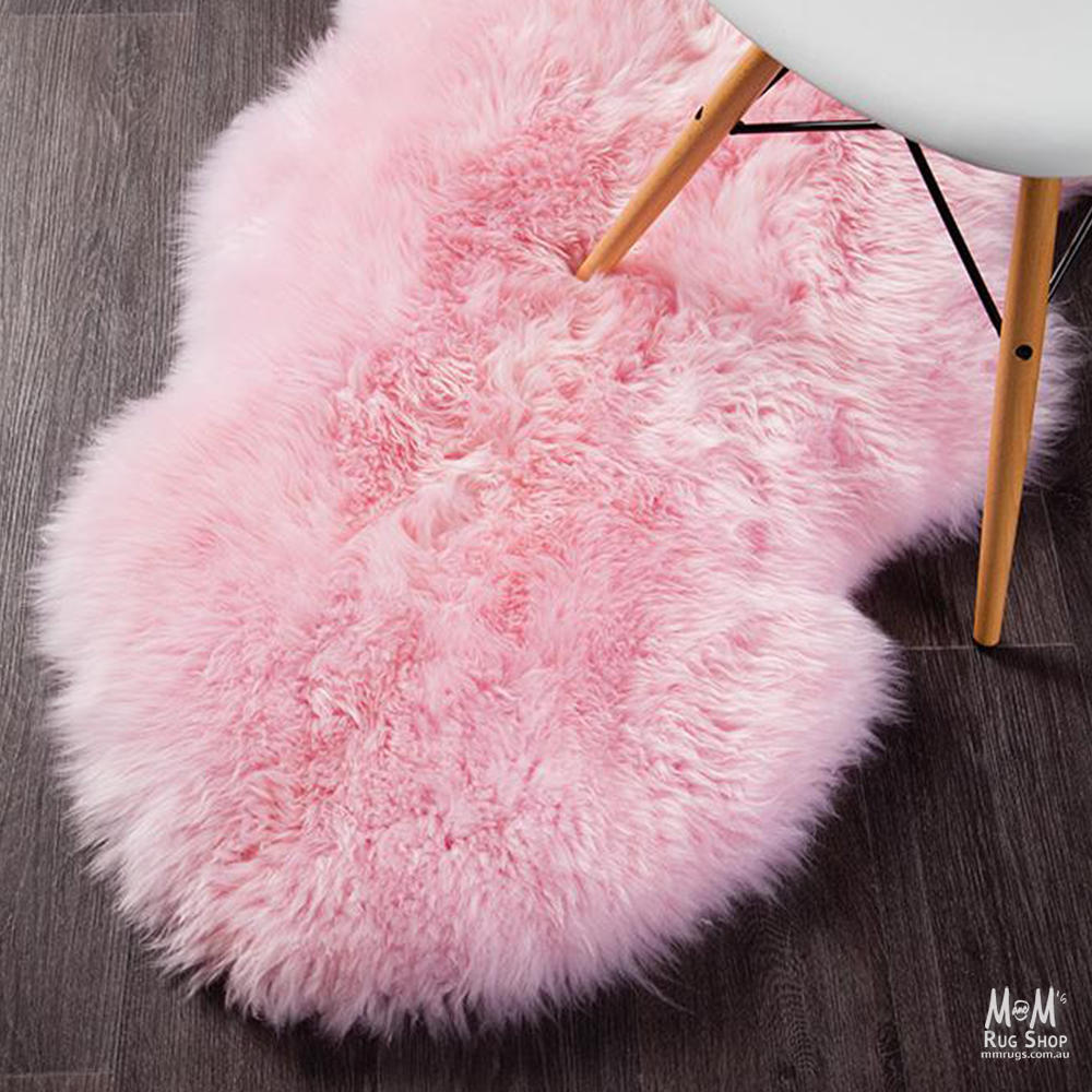 Sheepskin Rug Blush-zoom-2