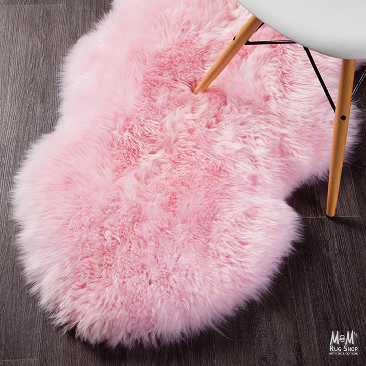 Sheepskin Rug Blush