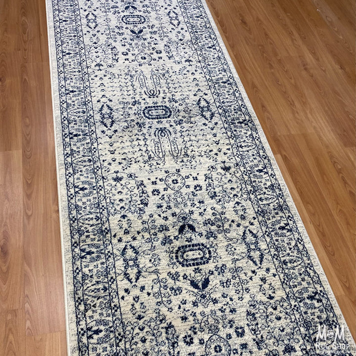 Tavernelle Anatolia Blue Runner 80 cm wide | $59 per metre