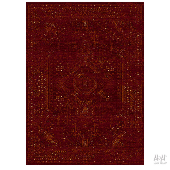 Tavernelle Hagia Burgundy Runner 80 cm wide | $59 per metre