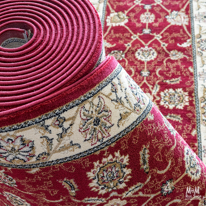 Tavernelle Traditional Red Runner 80 cm wide | $59 per metre