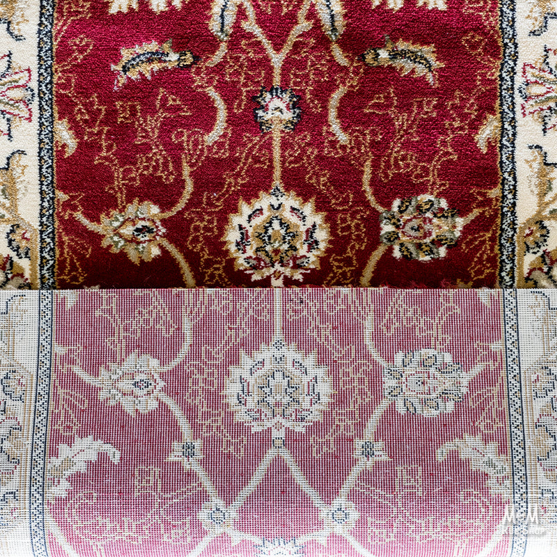 Tavernelle Traditional Red Runner 80 cm wide | $59 per metre-zoom-