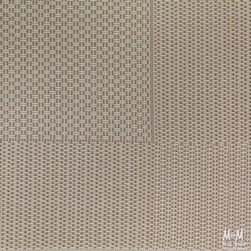 Belgium Verandah Ivory polypropylene rug with intricate pattern, showcasing soft, neutral tones for elegant interior decor.