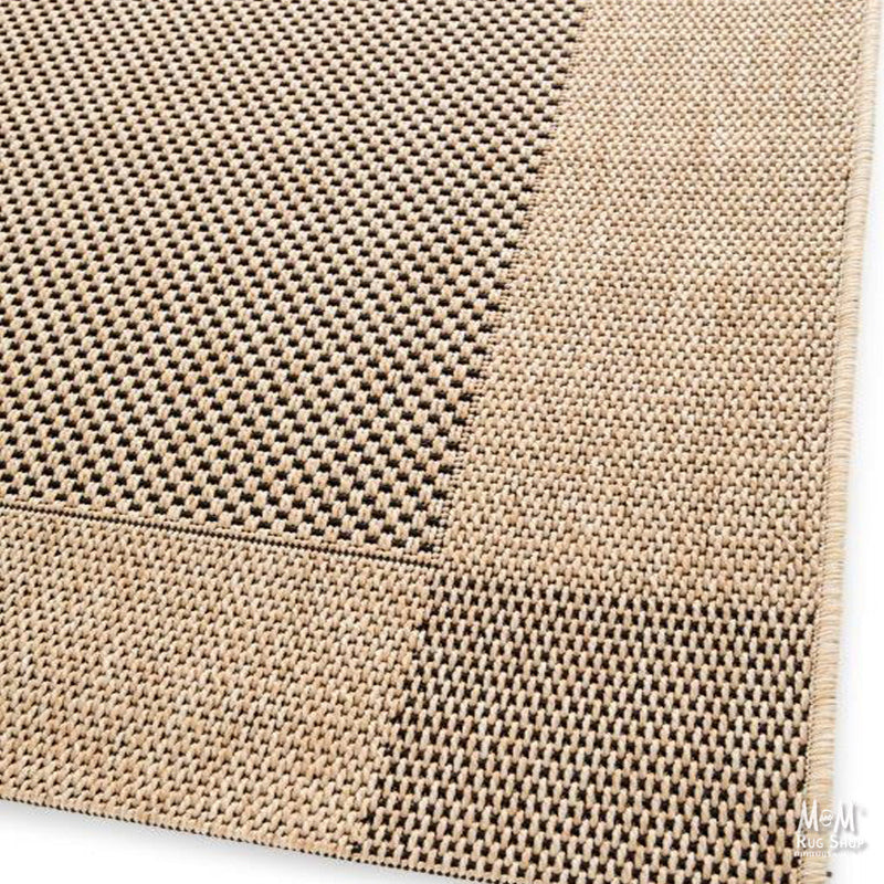 Verandah Black Straw Fixed Runner-zoom-
