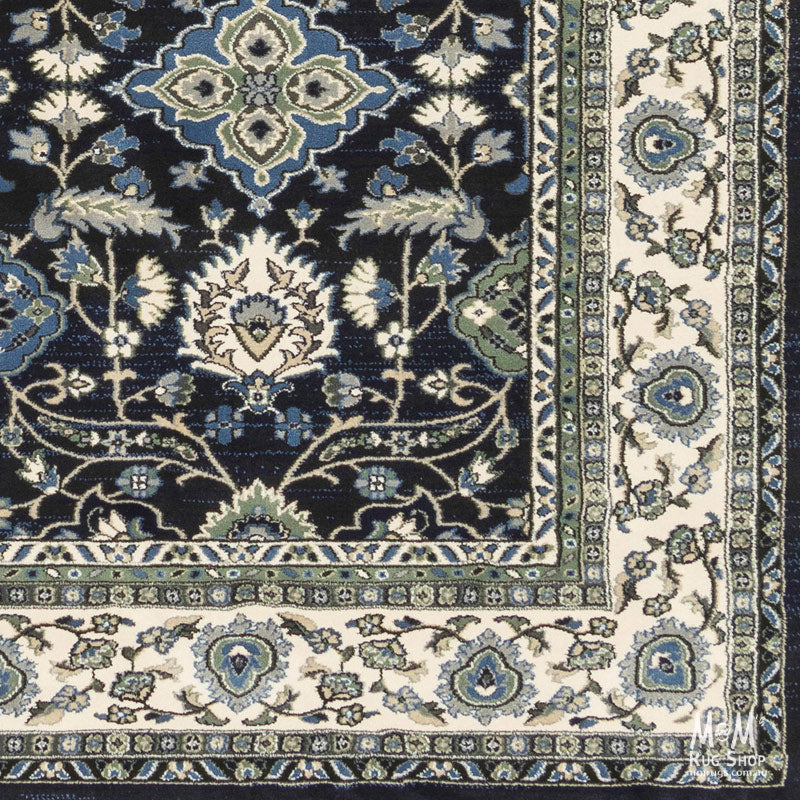 Verona Antique Navy Runner 80 cm wide | $95 per metre