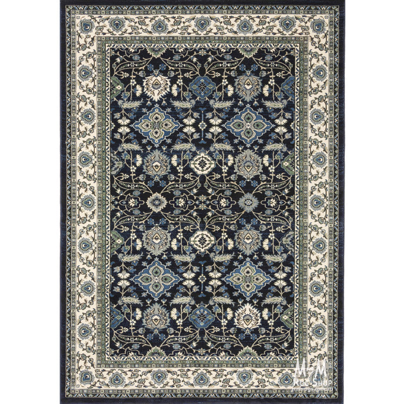 Verona Antique Navy Runner 80 cm wide | $95 per metre