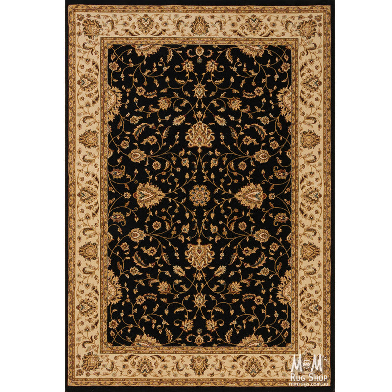 Verona Garden Black | Designer Rugs Melbourne | Online Rug Store | Buy Modern Rugs