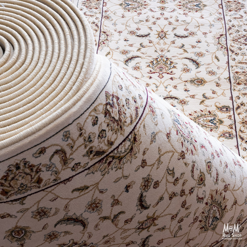 Verona Garden Cream Runner 80 cm wide | $95 per metre-zoom-