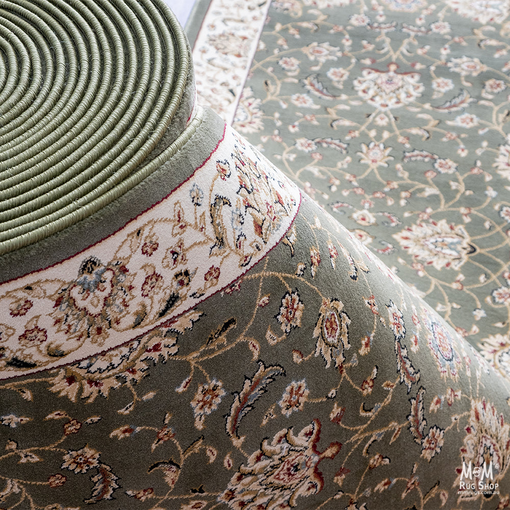 Verona Garden Green Runner 80 cm wide | $95 per metre-zoom-2