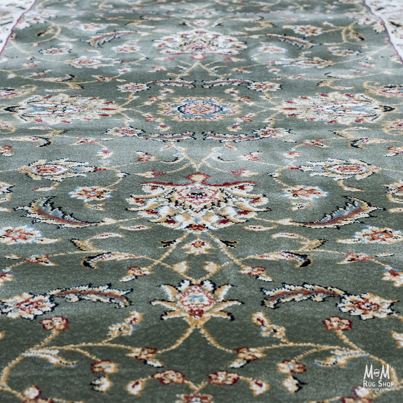 Verona Garden Green Runner 80 cm wide | $95 per metre-zoom-