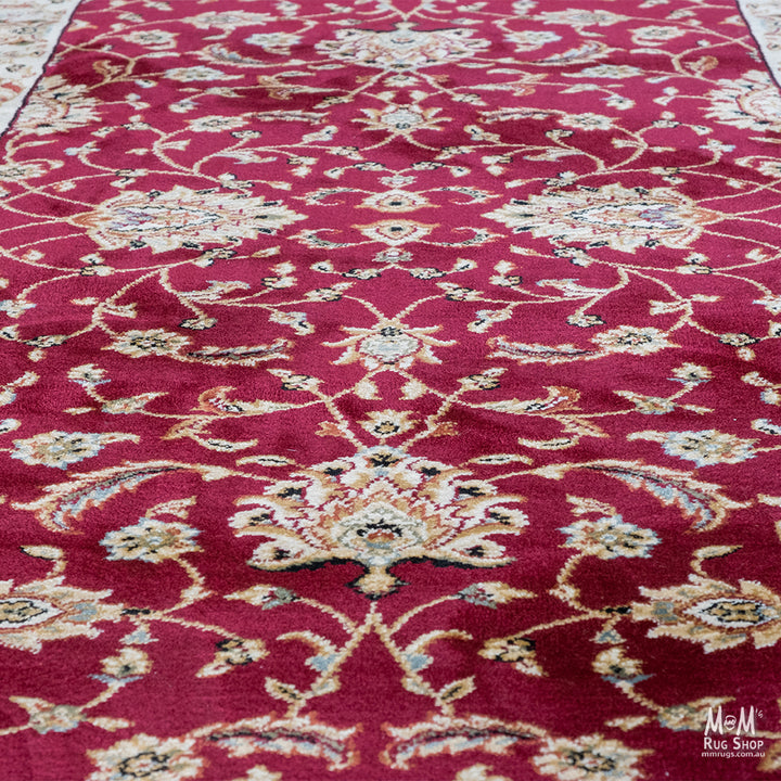 Verona Garden Red Runner 80 cm wide | $95 per metre